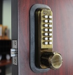 Lockey 2830 Keyless Mechanical Digital Spring Latch Knob Lock 